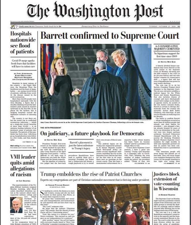 Amy Coney Barrett à la Cour suprême américaine, une éclatante victoire de Trump