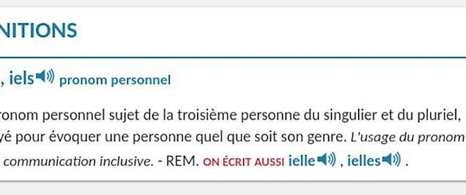 Le « iel » nous tombe sur la tête