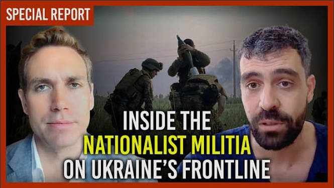Avec la milice nationaliste ukrainienne « Secteur Droit » sur le front du Donbass 