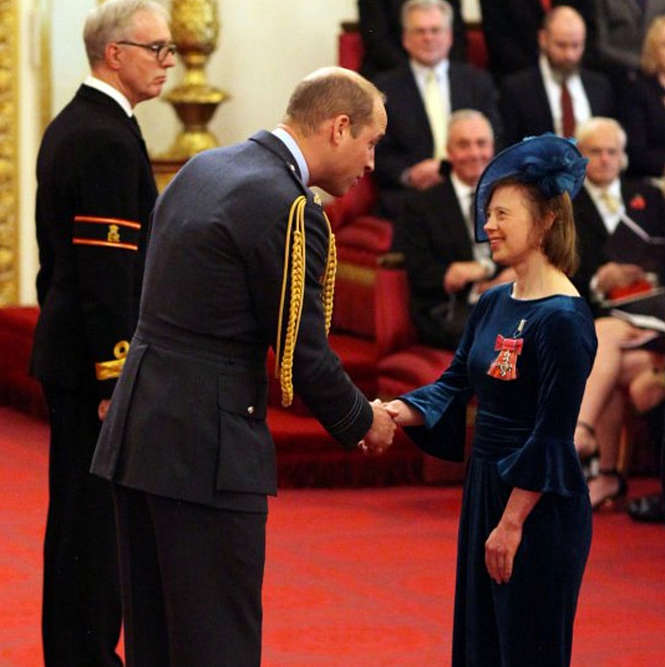 Sarah Gordy, porteuse de trisomie 21 et médaille de l'Empire britannique !